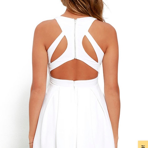 Lulu’s Test Drive White Dress - Picture 6 of 8